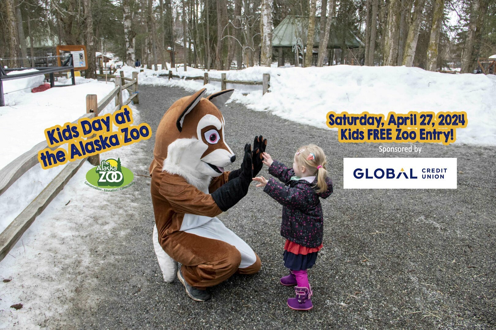 Kids Day at the Alaska Zoo by Global Credit Union, Anchorage, Alaska, United States