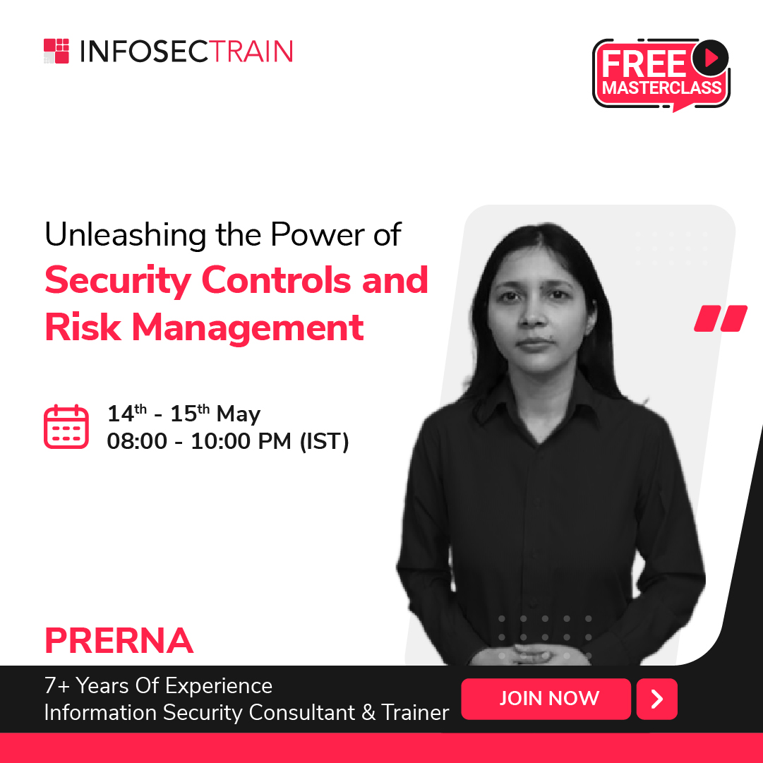 Unleashing the Power of Security Controls and Risk Management, Online Event