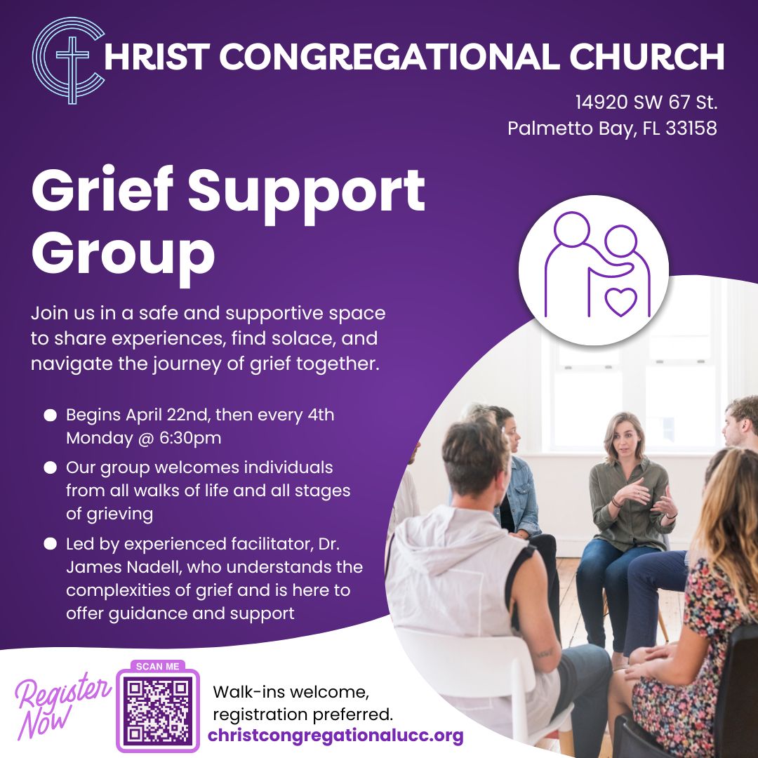 Grief Support Group, Palmetto Bay, Florida, United States