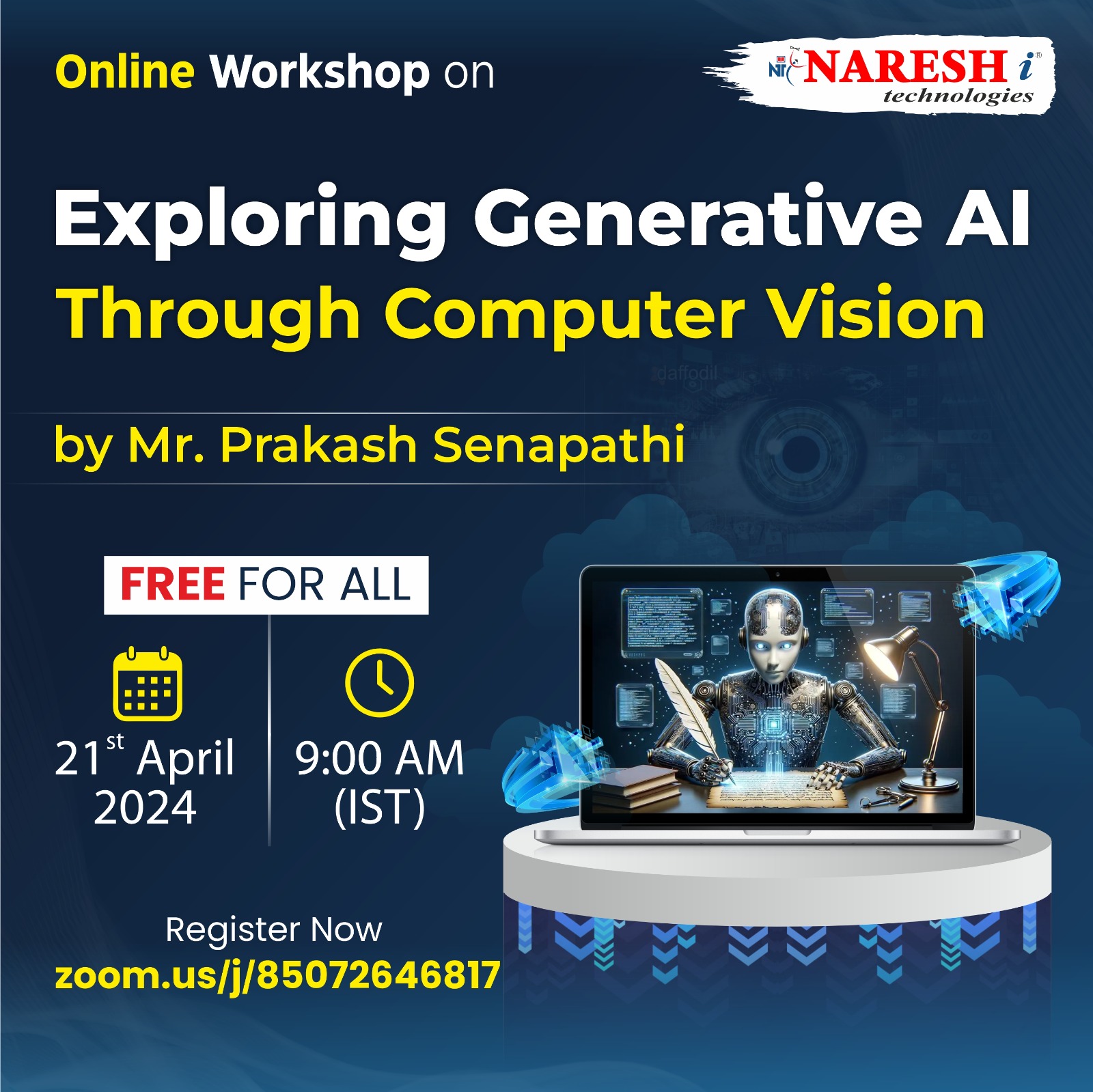 Workshop On Generative Ai Training In NareshIT, Online Event