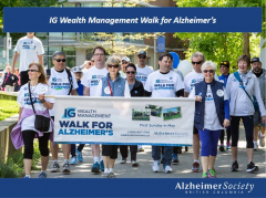 IG Wealth Management Walk for Alzheimer's Burnaby and New Westminster