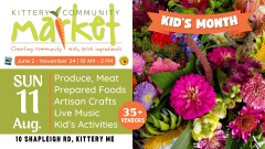 Kittery Community Market | Sunday, Aug 11 | 10-2 PM