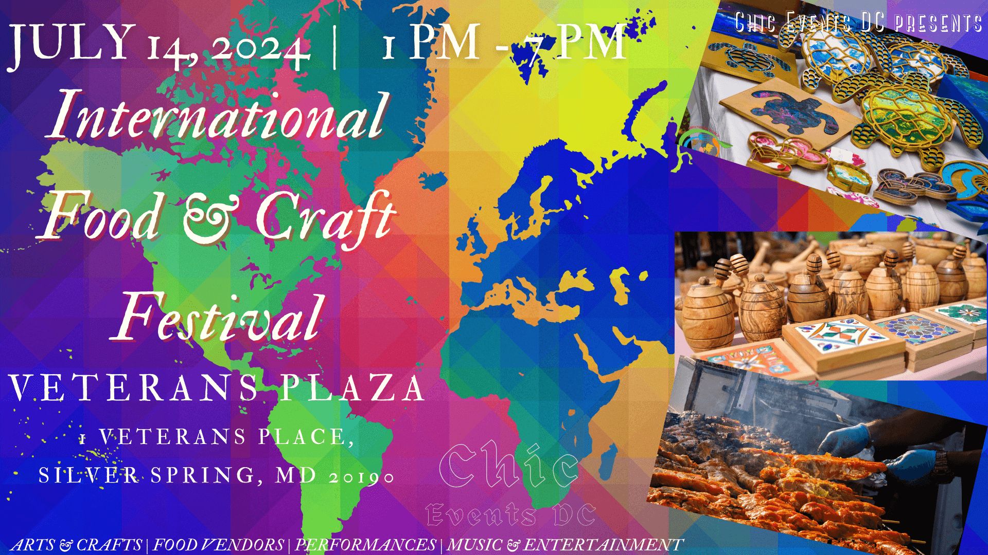 Silver Spring International Food and Craft Festival @ Veterans Plaza, Silver Spring, Maryland, United States