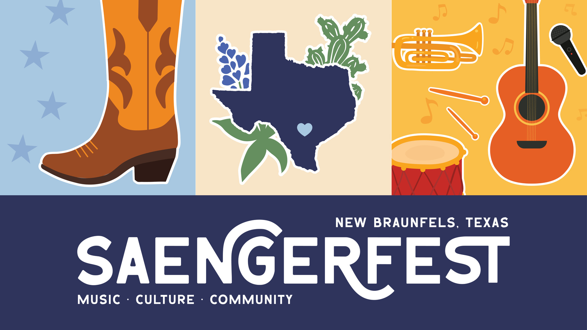 Saengerfest New Braunfels - Free Downtown Outdoor Music Festival - Family Friendly!, New Braunfels, Texas, United States