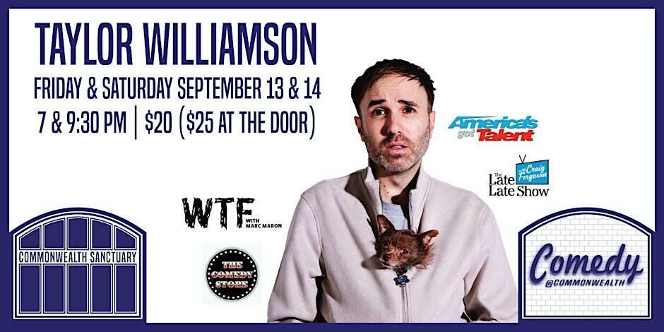 Comedy @ Commonwealth Presents: TAYLOR WILLIAMSON, Dayton, Kentucky, United States