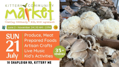 Kittery Community Market | Sunday, July 21 | 10-2 PM