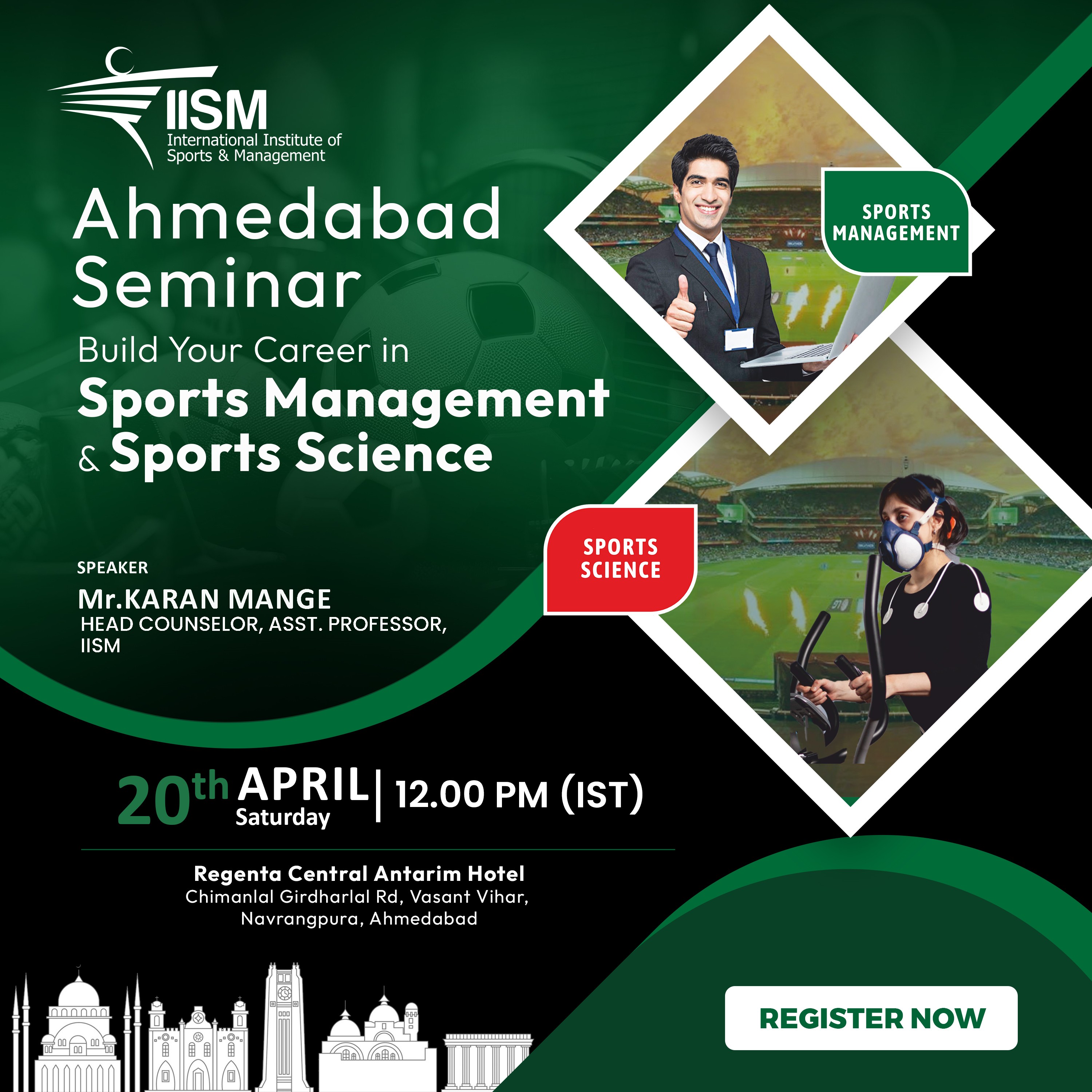 Seminar on Career Guidance in Sports Management & Sports Science!, Ahmedabad, Gujarat, India