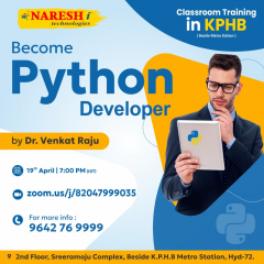 Top Full Stack Python Developer Online Training Institute In KPHB | NareshIT