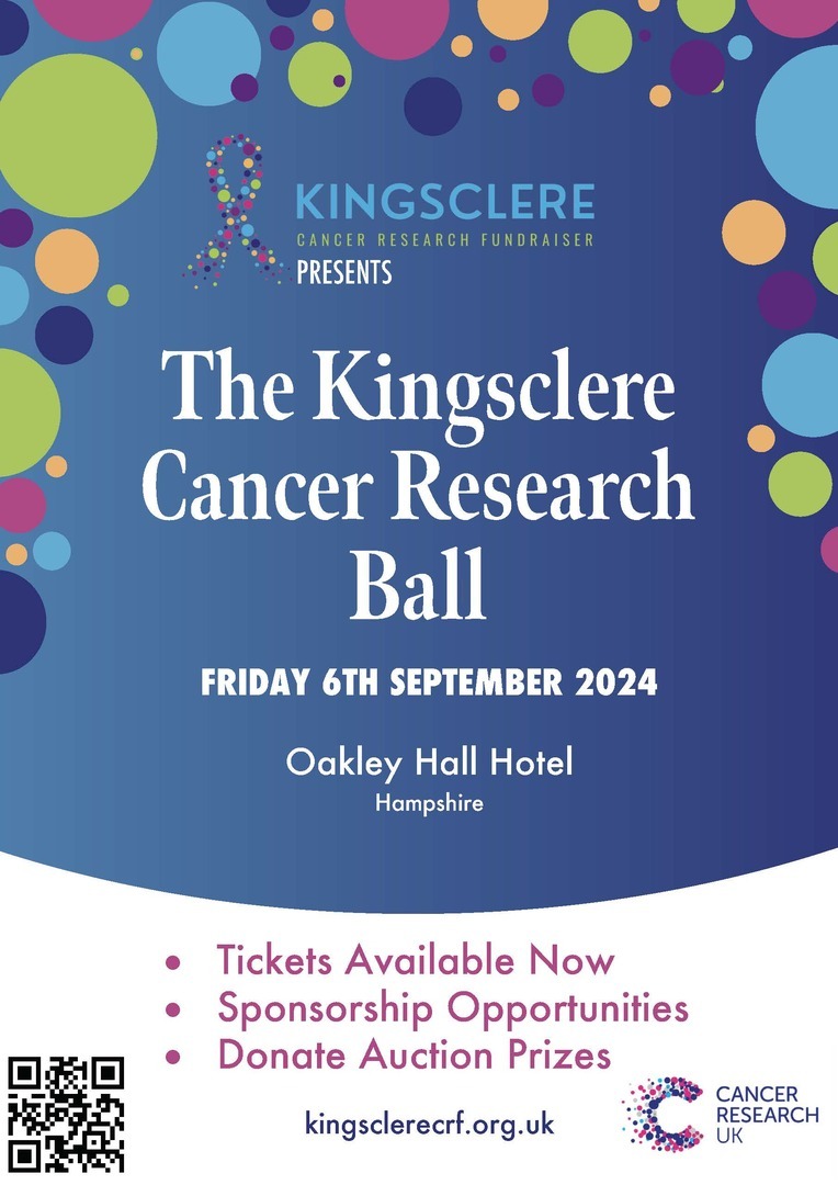 Kingsclere Cancer Research Ball, Basingstoke, England, United Kingdom