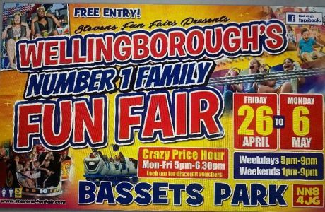 Wellingborough Family Funfair | Bassets Park | NN8 4JG, Wellingborough, England, United Kingdom