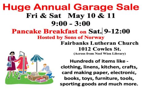Fairbanks Lutheran Church Garage Sale, Fairbanks, Alaska, United States