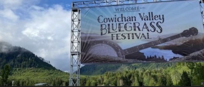 Cowichan Valley Bluegrass festival, Lake Cowichan, British Columbia, Canada