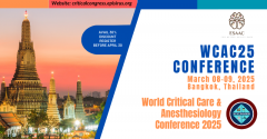 World Critical Care and Anesthesiology Conference 2025 (WCAC25)