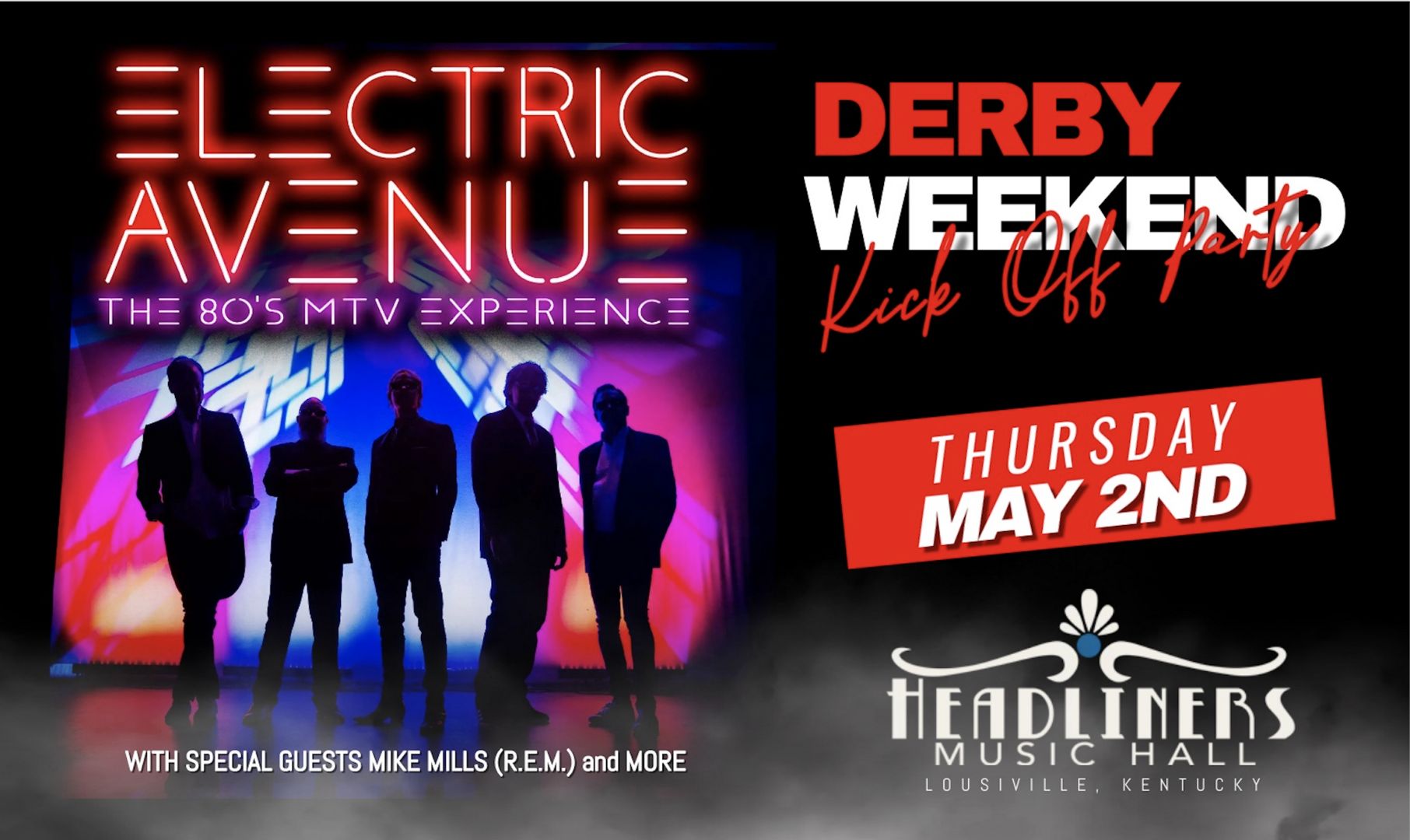 DERBY AFTER DARK - Derby Weekend Kick Off Party featuring Mike Mills (R.E.M.), Louisville, Kentucky, United States