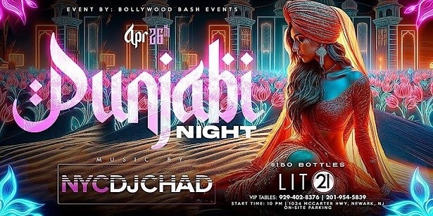 Punjabi Night in New Jersey LIT21, Newark, New Jersey, United States