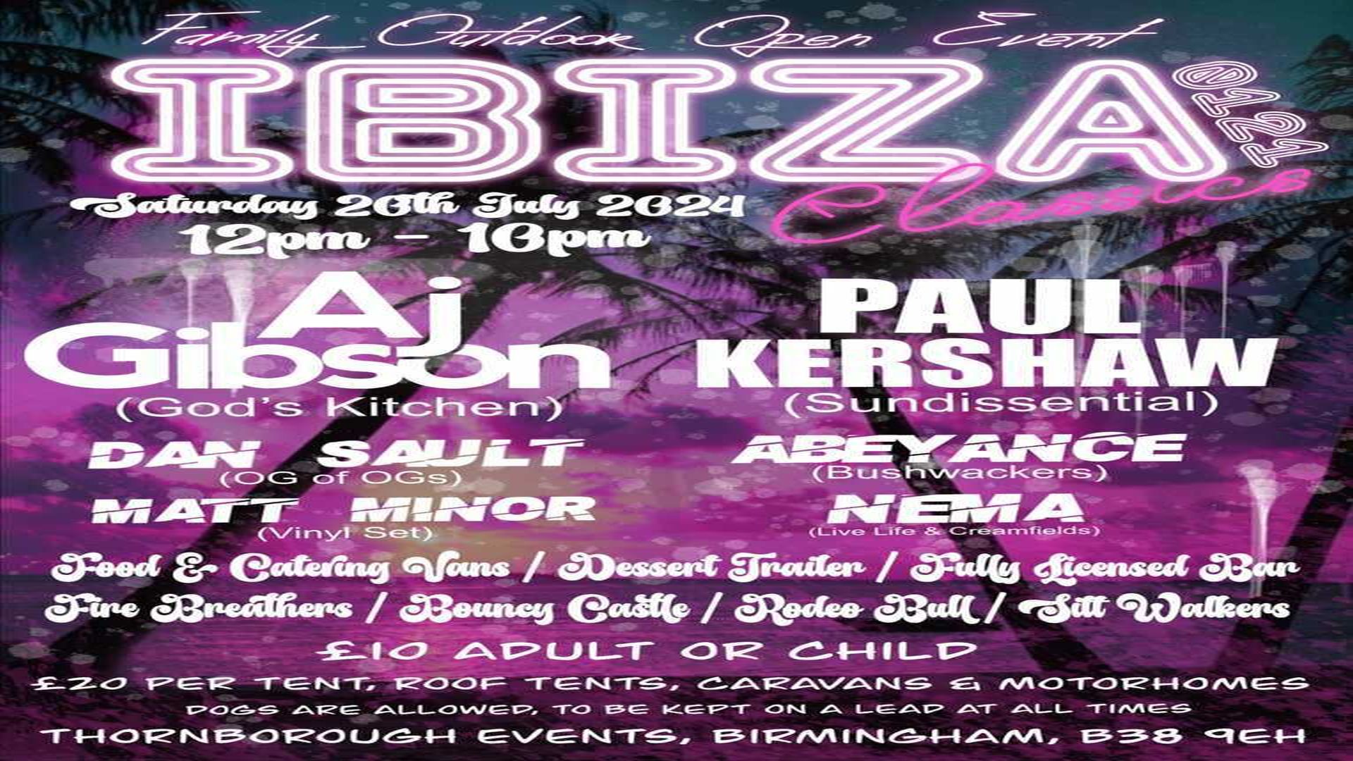 Ibiza Classics 0121, Birmingham, England, United Kingdom
