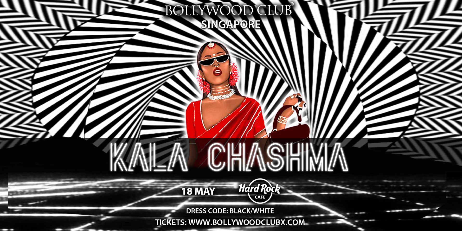 Bollywood Club KALA CHASHMA at Hard Rock Cafe, Singapore, Singapore