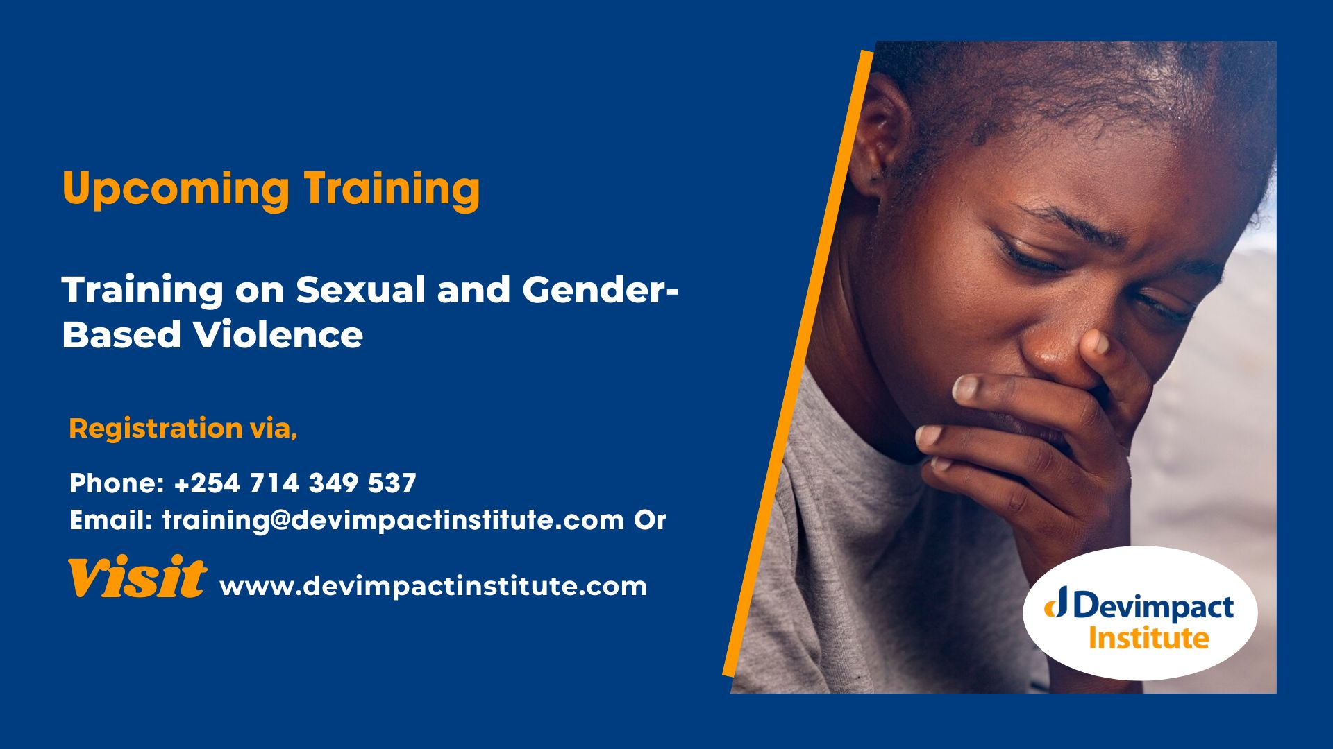 Training on Sexual and Gender-Based Violence, Devimpact Institute, Nairobi, Kenya