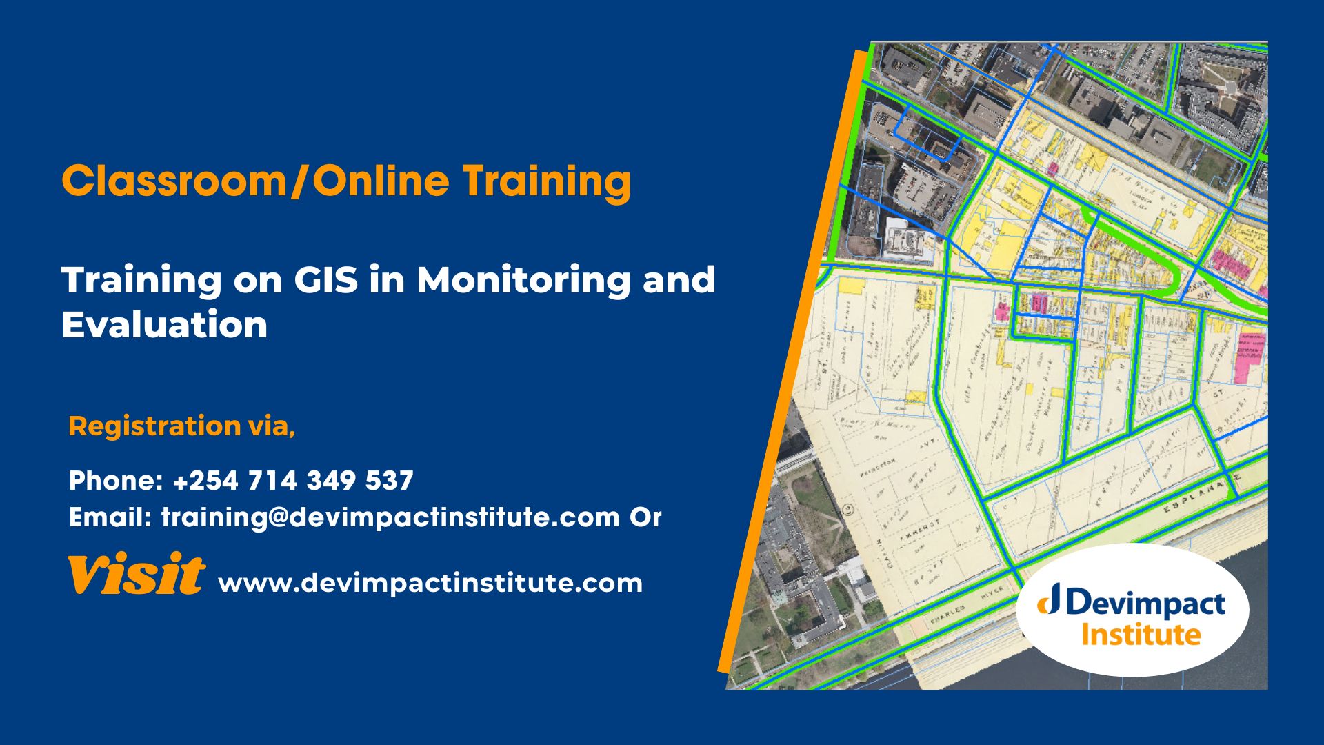 Training on GIS in Monitoring and Evaluation, Devimpact Institute, Nairobi, Kenya