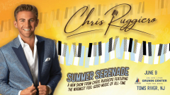 Chris Ruggiero LIVE in Toms River, NJ at the Grunin Center on Sunday, June 9, 2024