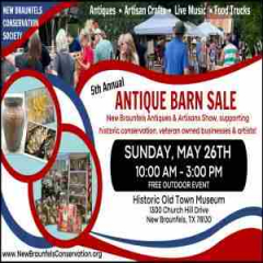 Antique Barn Sale and Artisan Show at Historic Old Town NB