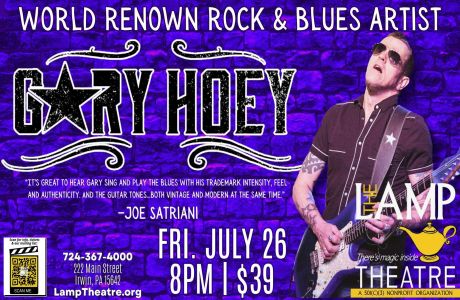 Gary Hoey-World renown rock and blues artist, Irwin, Pennsylvania, United States
