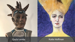 Gayla Lemke: "Down the Rabbit Hole", and Katie Hoffman: "Eclipse"