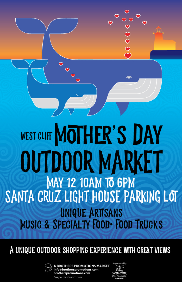 West Cliff Mother's Day Outdoor Market, Santa Cruz, California, United States