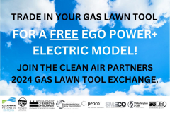 Clean Air Partners Gas Lawn Tool Exchange for FREE Ego Power+ Mowers, Blowers and Trimmers