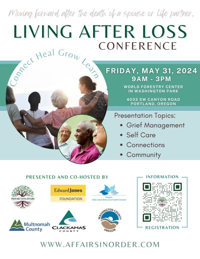 Living After Loss Conference, Portland, Oregon, United States