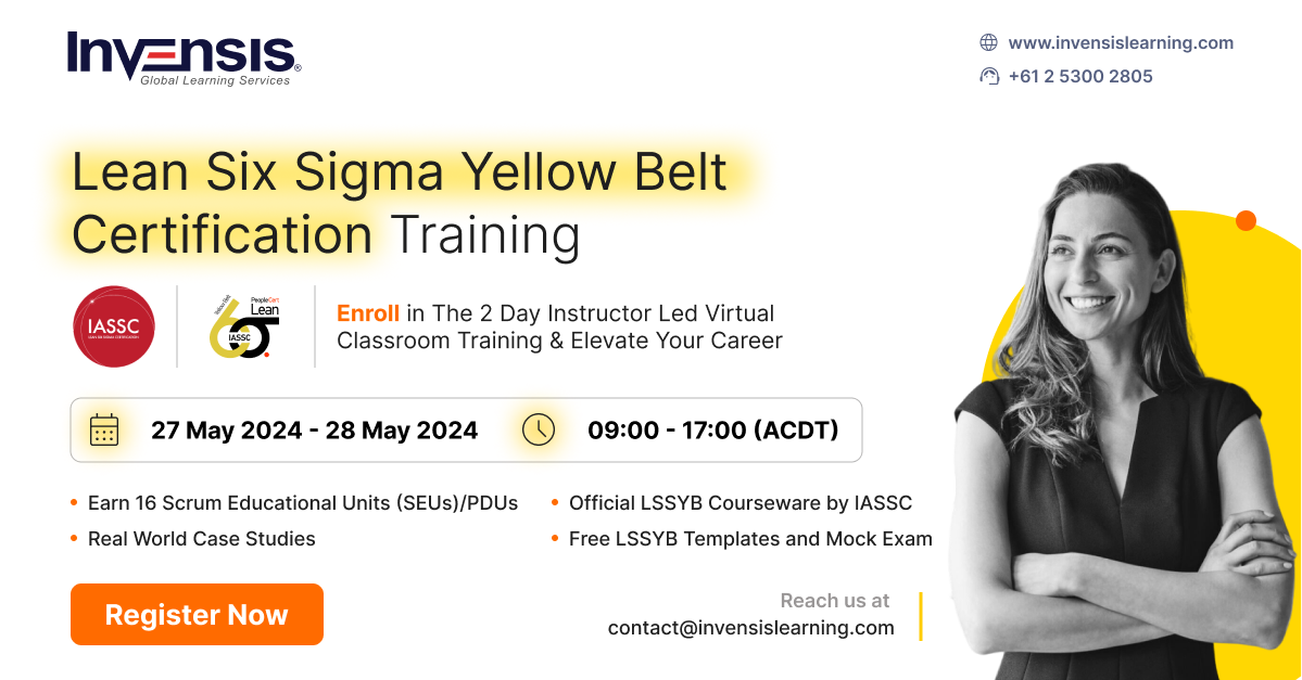 Lean Six Sigma Yellow Belt Certification Training, Online Event