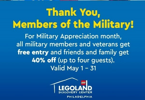 Military Appreciation Month at LEGOLAND Discovery Center Philadelphia, Plymouth Meeting, Pennsylvania, United States