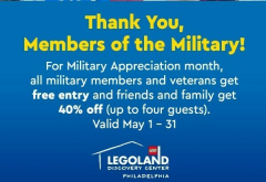 Military Appreciation Month at LEGOLAND Discovery Center Philadelphia