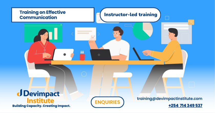 Training on Effective Communication, Devimpact Institute, Nairobi, Kenya