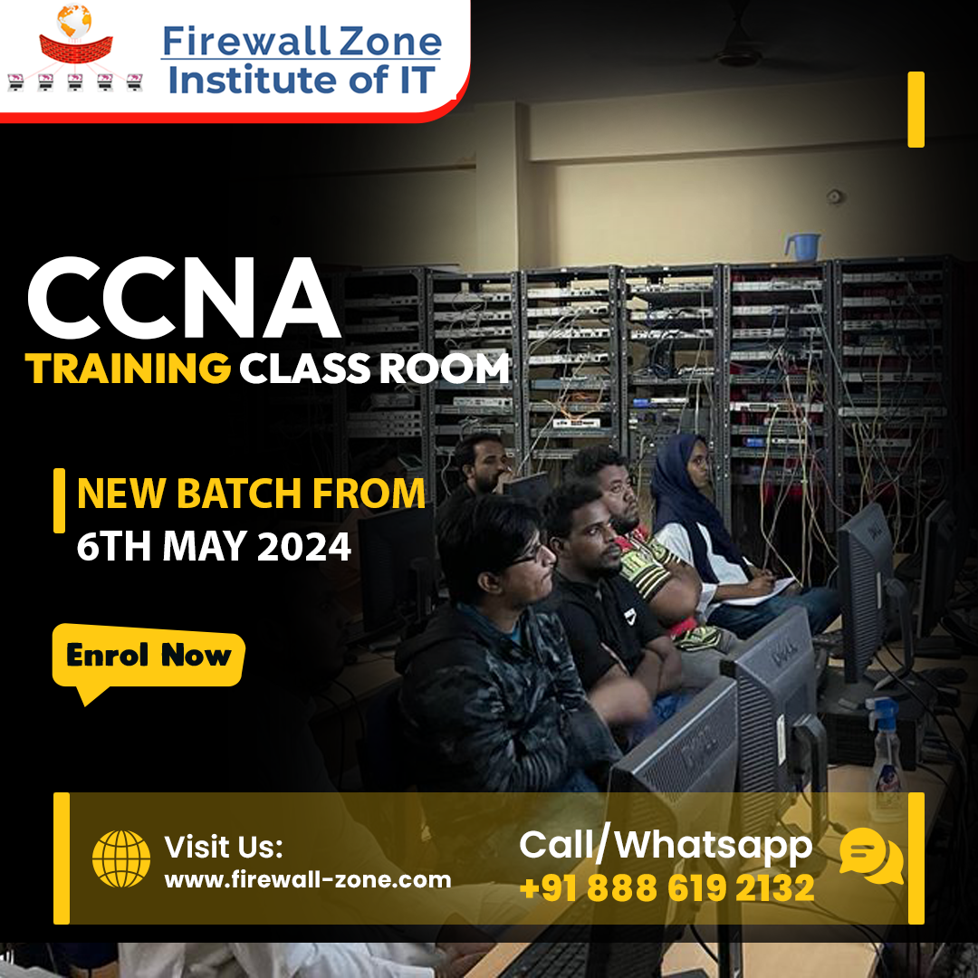 Master Networking Essentials with Cisco CCNA Training at Firewall Zone Institute of IT, Hyderabad, Telangana, India