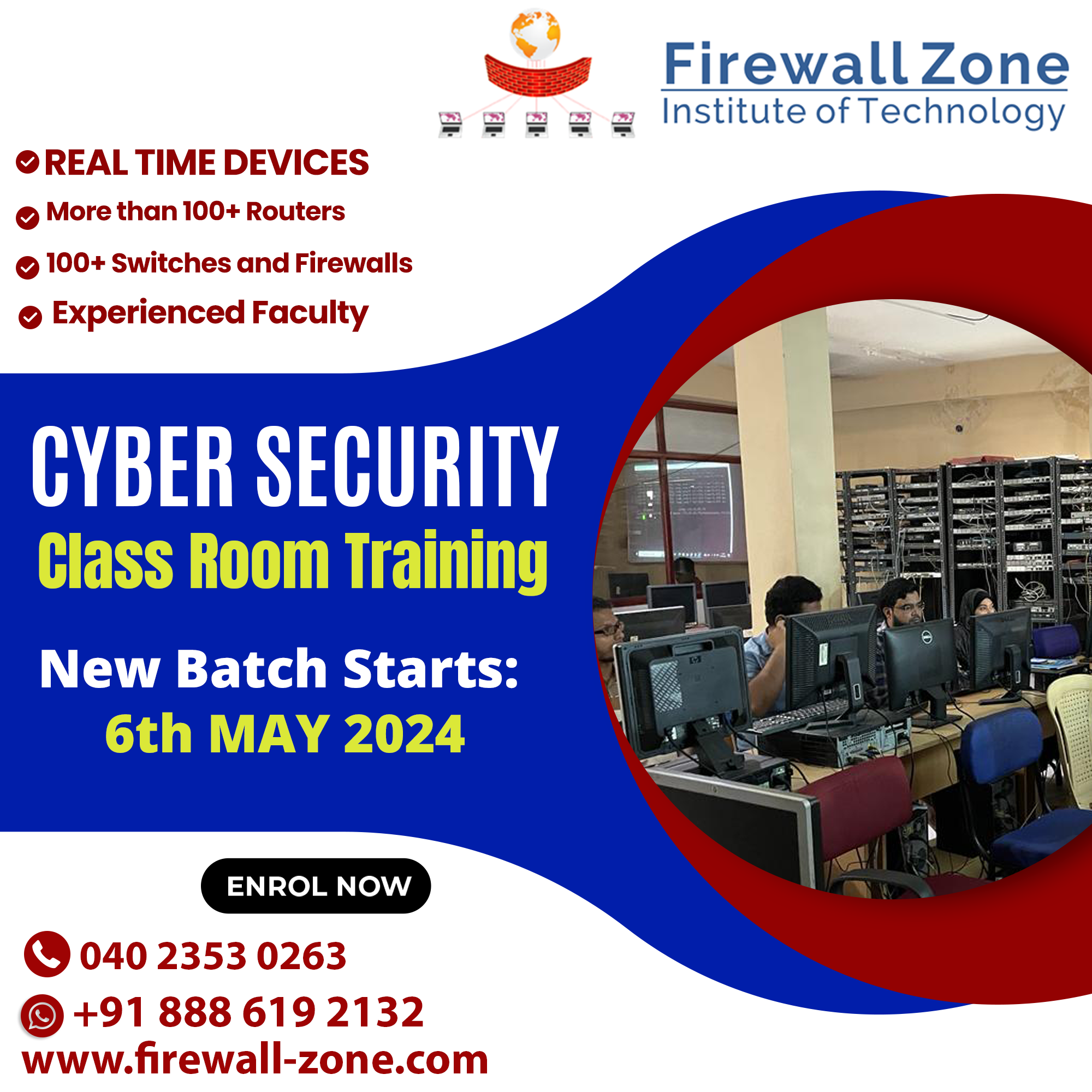 Master Cyber Security in Hyderabad at Firewall Zone Institute of IT, Hyderabad, Telangana, India