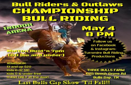 Championship Bull Riding!!, Bulls Gap, Tennessee, United States