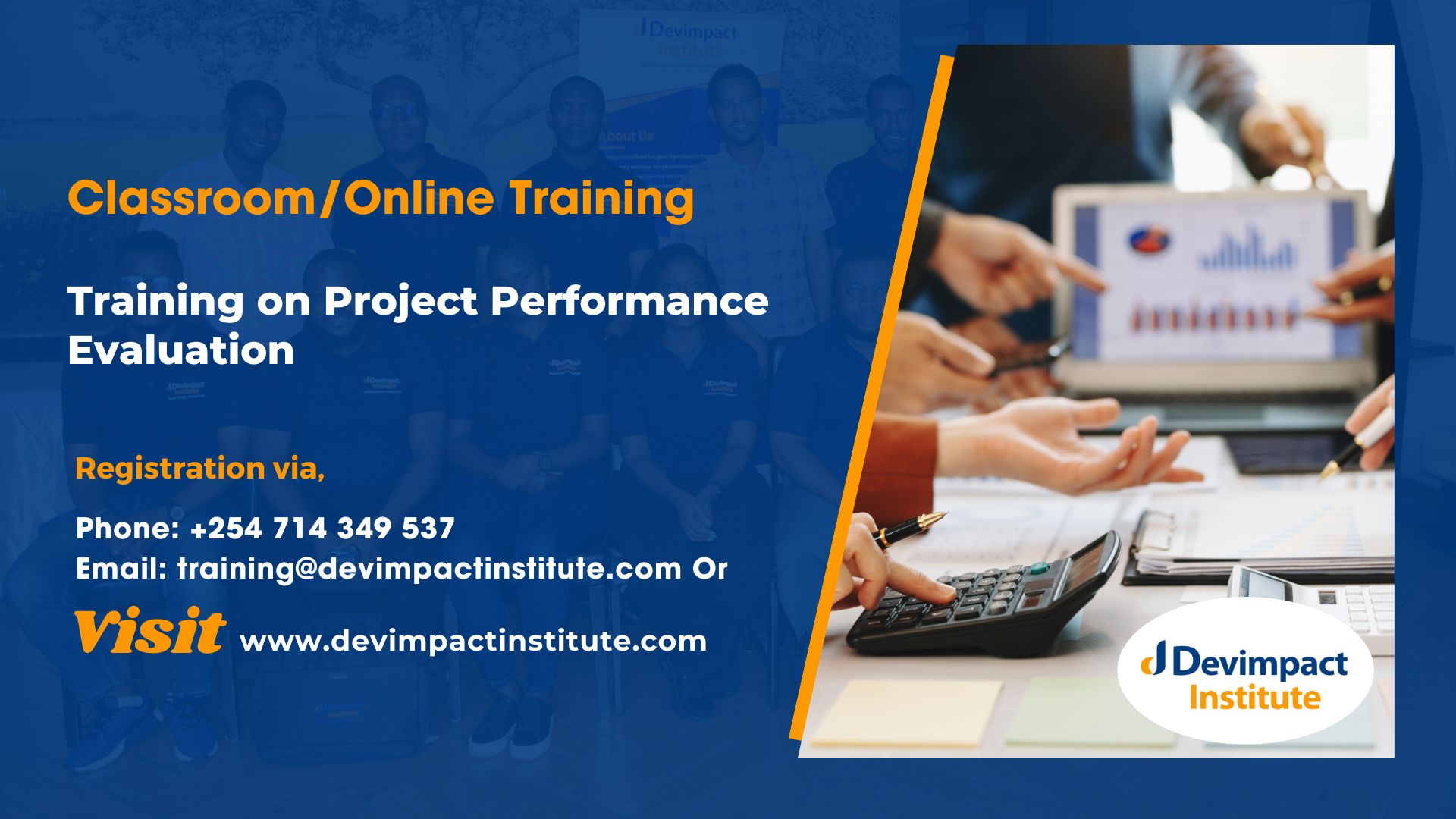 Training on Project Performance Evaluation_, Devimpact Institute, Nairobi, Kenya