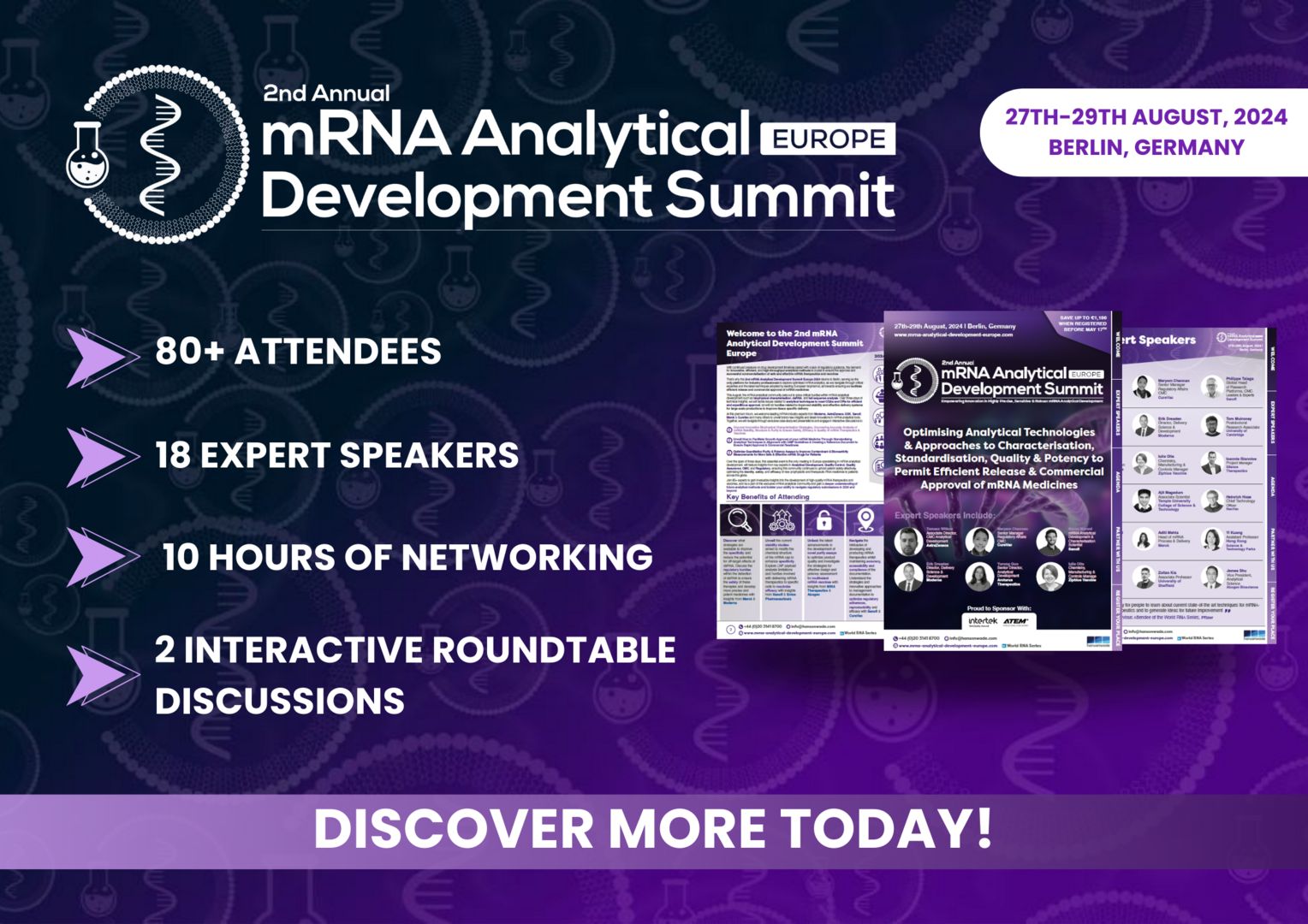 2nd mRNA Analytical Development Summit Europe, Berlin, Germany