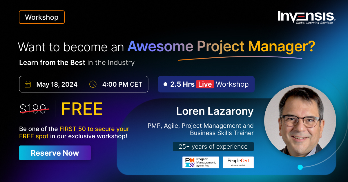 How to Become an Awesome Project Manager, Online Event