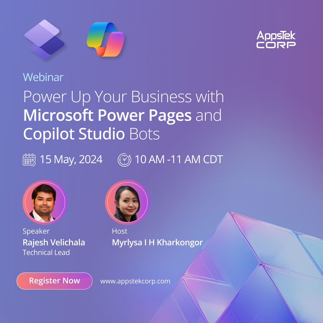 Power Up Your Business with Microsoft Power Pages and Copilot Studio Bots, Online Event