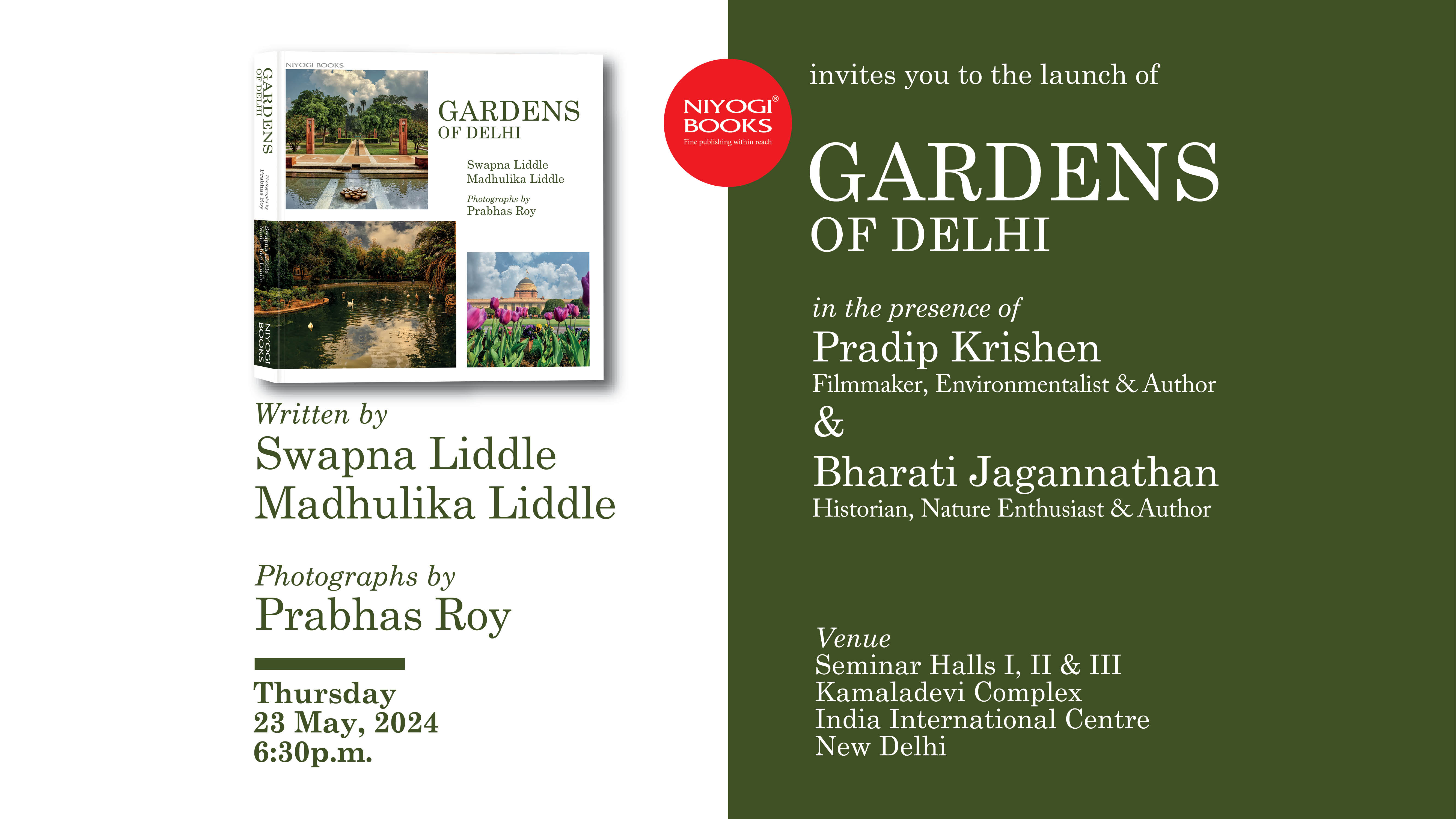 Book Launch - Gardens of Delhi, Central Delhi, Delhi, India
