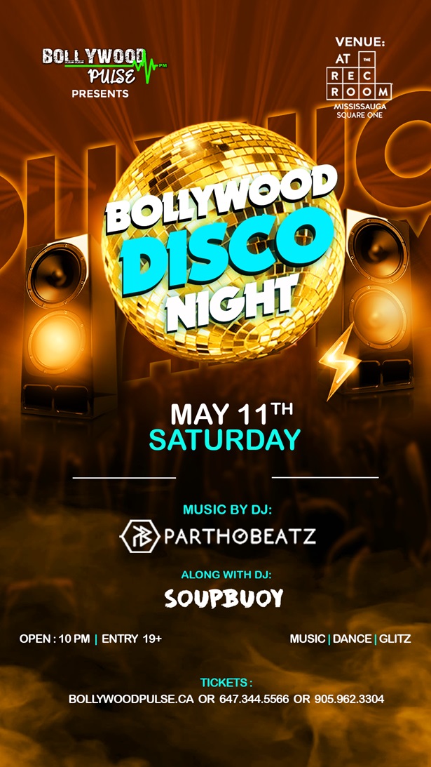 Bollywood Disco Night in Mississauga, Middlesex, Ontario, Canada