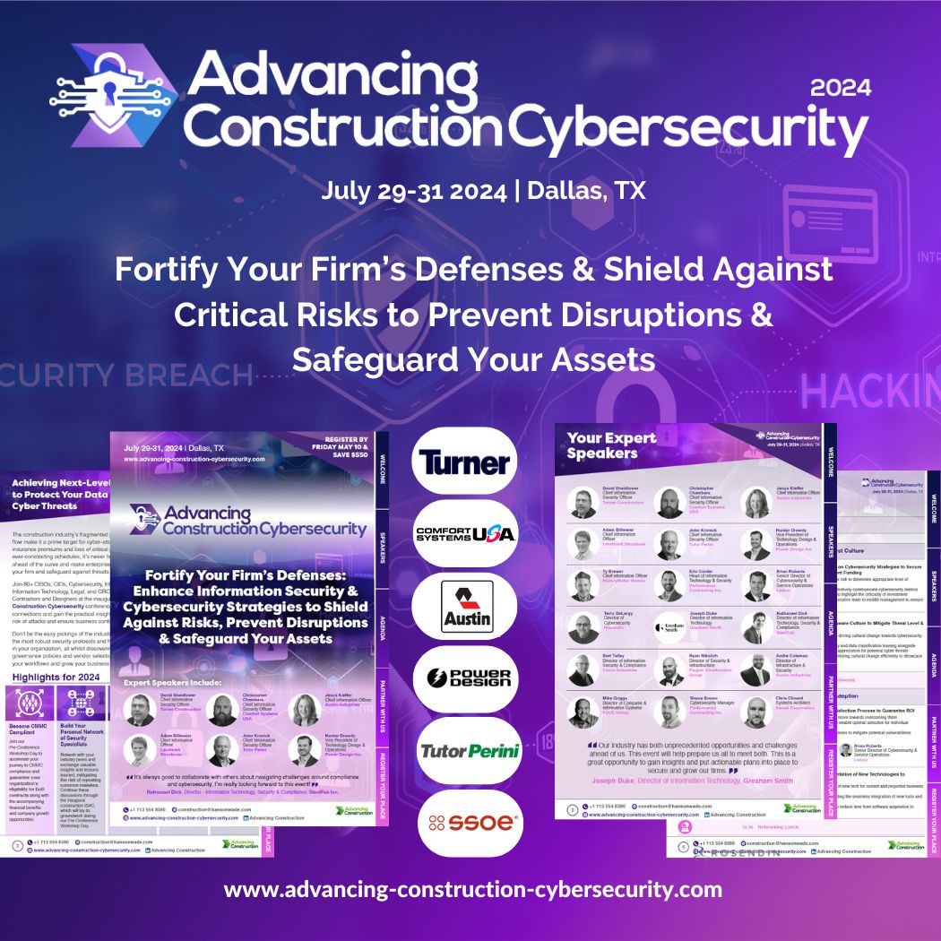 Advancing Construction Cybersecurity 2024, Dallas, Texas, United States