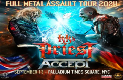 KK's Priest in NYC w/special guest Accept on Sept 13th at Palladium Times Square