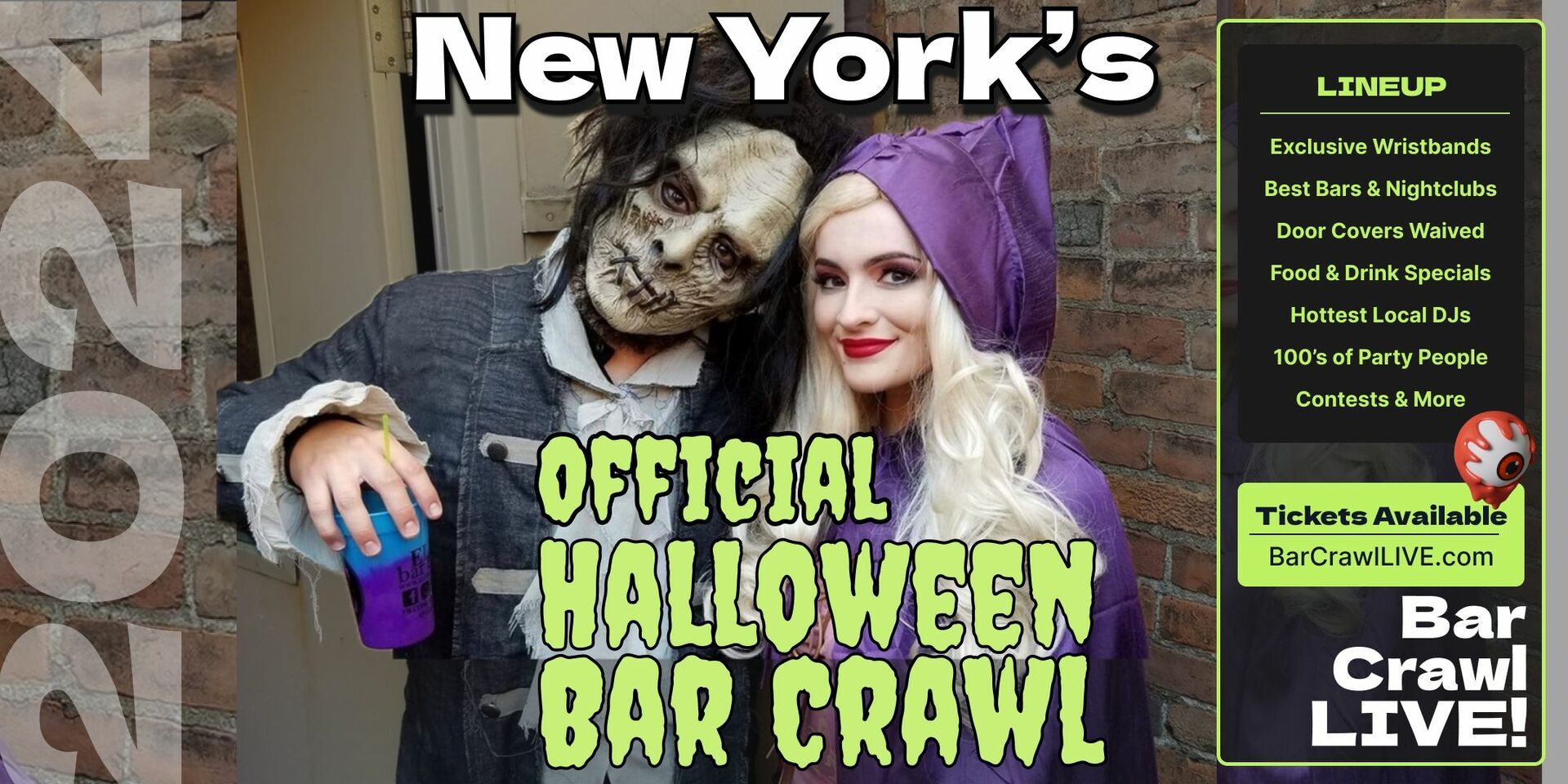2024 Official Halloween Bar Crawl New York Bar Crawl LIVE 3 Dates, New York, United States