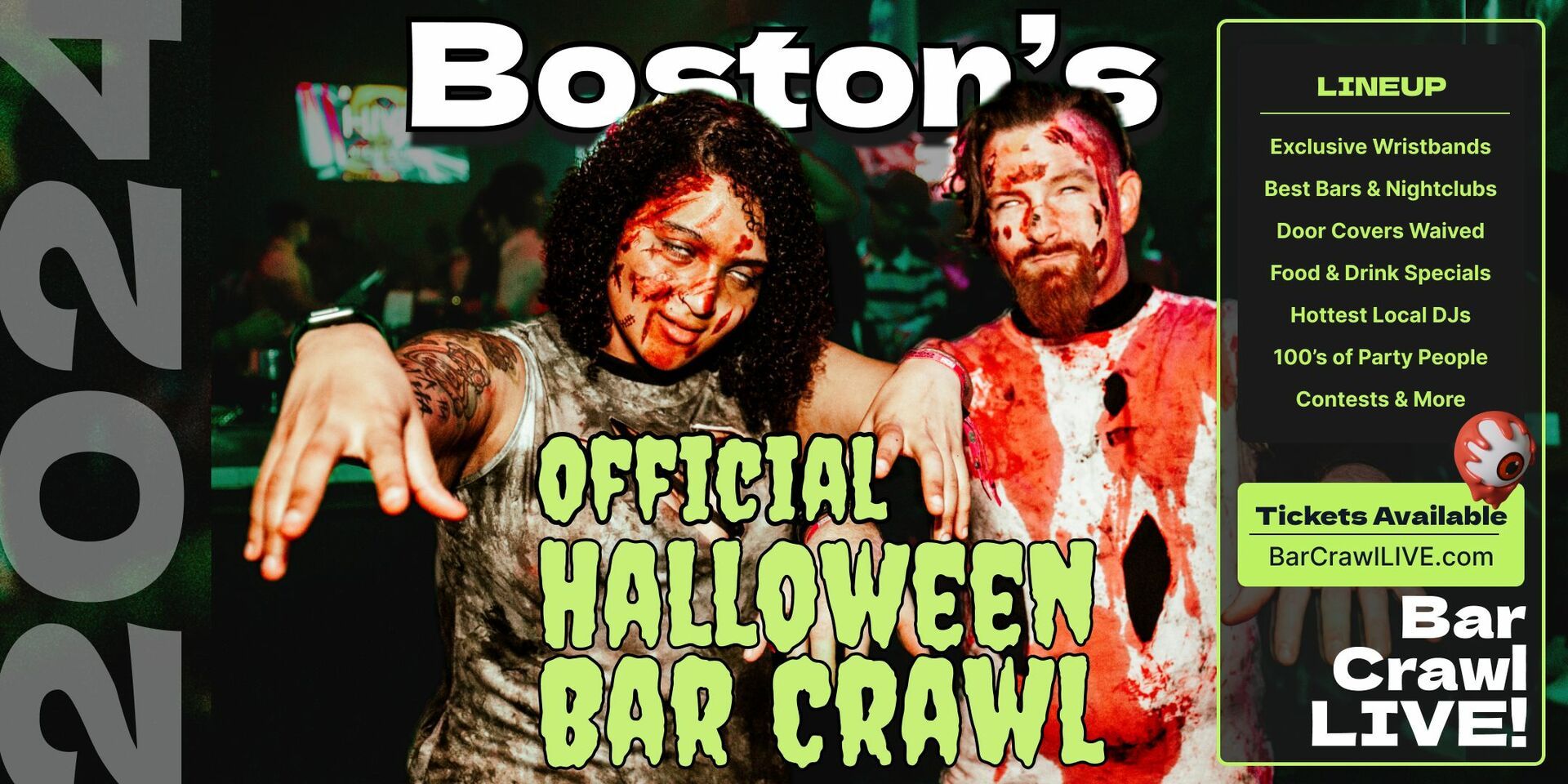 2024 Official Halloween Bar Crawl Boston Bar Crawl LIVE 3 Dates, Boston, Massachusetts, United States