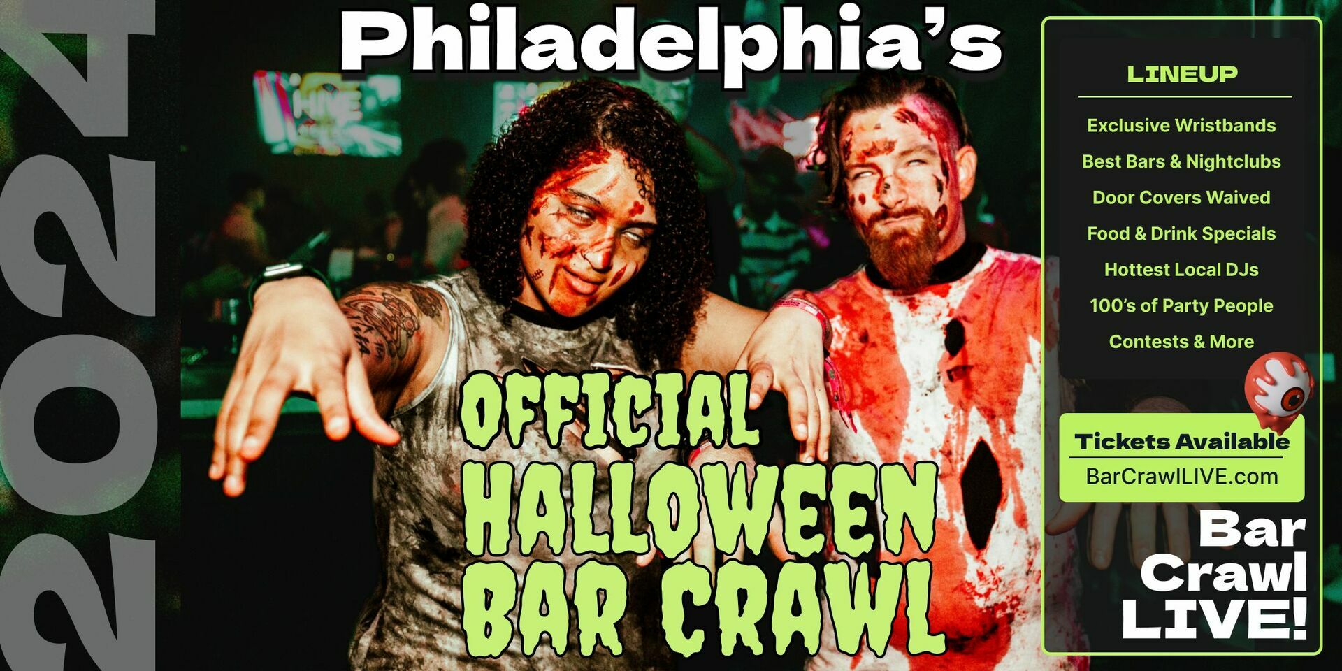 2024 Official Halloween Bar Crawl Philadelphia Bar Crawl LIVE 3 Dates, Philadelphia, Pennsylvania, United States