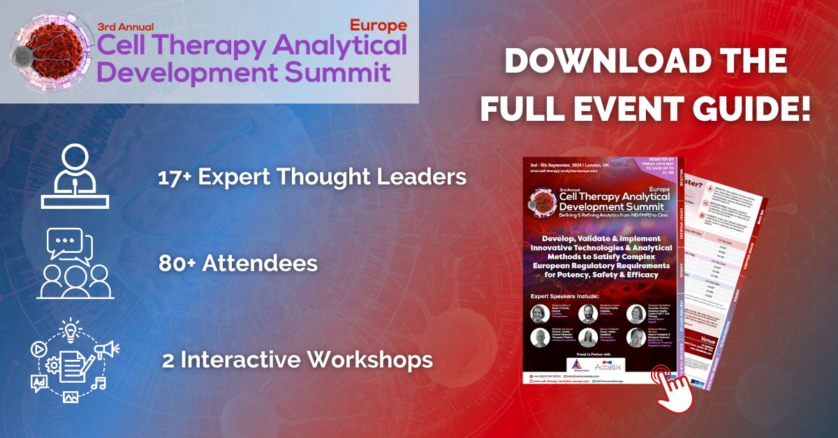 3rd Cell Therapy Analytical Development Summit Europe, London, England, United Kingdom