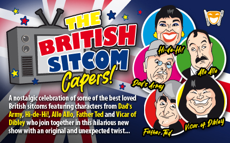 British Sitcom Capers 31/08/2024, Huntingdon, England, United Kingdom